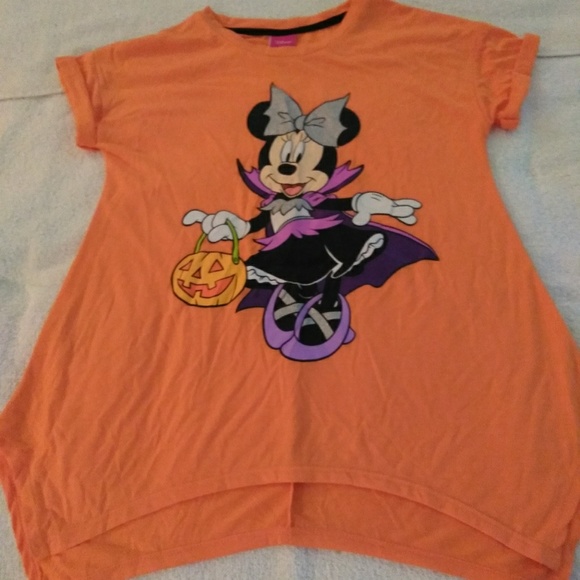 NWT Disney Store I love Minnie Mouse Girls T Shirt Tee Size Large 7//8,10//12